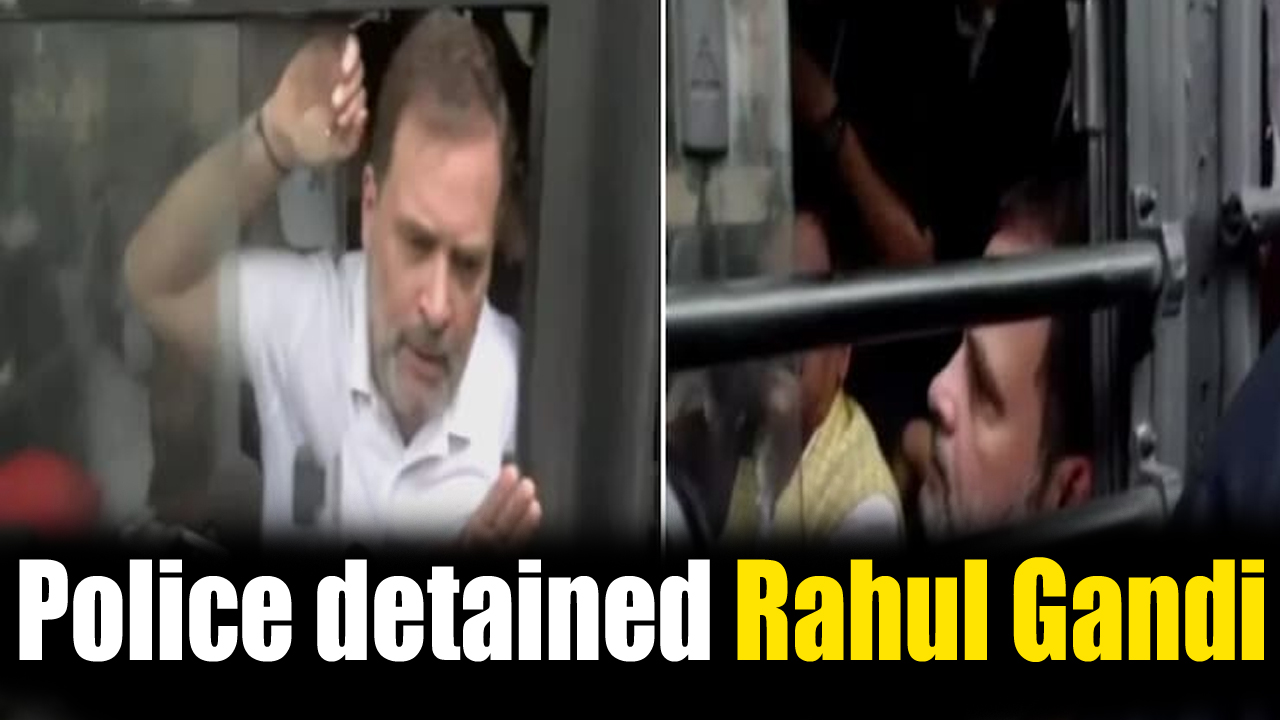 Rahul Gandhi Detained as Opposition Marches to EC Over Vote Theft Row